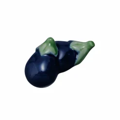 Aubergine Ceramic Chopstick Rest, 5cm