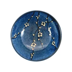 Blue Sakura Ramen Bowl, 21cm