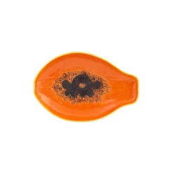 Bordallo Pinheiro Tropical Fruits Papaya Serving Platter, 35x23cm