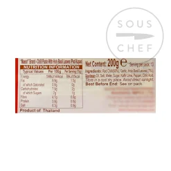 Chilli Paste With Holy Basil, 200g