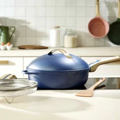 Cookut Lightweight Non-Stick Blue Fabulous Pan, 28cm, BPA-Free