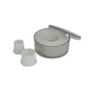 De Buyer Box of 9 Fluted Round Pastry Cutters