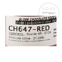 Deco Relief Red Gloss Food Colour for Chocolate, 20g