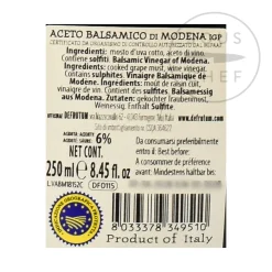 Defrutum Balsamic Vinegar IGP 8 yr Aged - 4 Crowns, 250ml