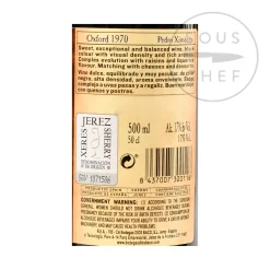 Dios Baco Pedro Ximenez Sherry, 500ml