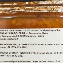 Donna Elvira Blood Orange Mamalade, 210g
