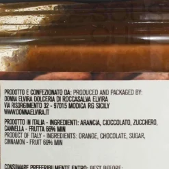 Donna Elvira Orange Chocolate and Cinnamon Marmalade, 210g