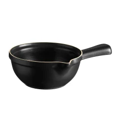 Emile Henry Limited Edition Black BBQ Sauce Pot, 1.1 Litre