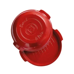 Emile Henry Red Round Bread Baker