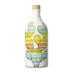 Frantoio Muraglia Medium Fruity Extra Virgin Olive Oil in Cactus Terracotta Bottle, 500ml