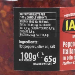 Ground Chillies in Olive Oil, 100g