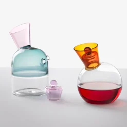 Ichendorf Milano Blue and Pink Oil Bottle