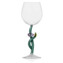 Ichendorf Milano Pink Fish and Seaweed Wine Glass, 350ml