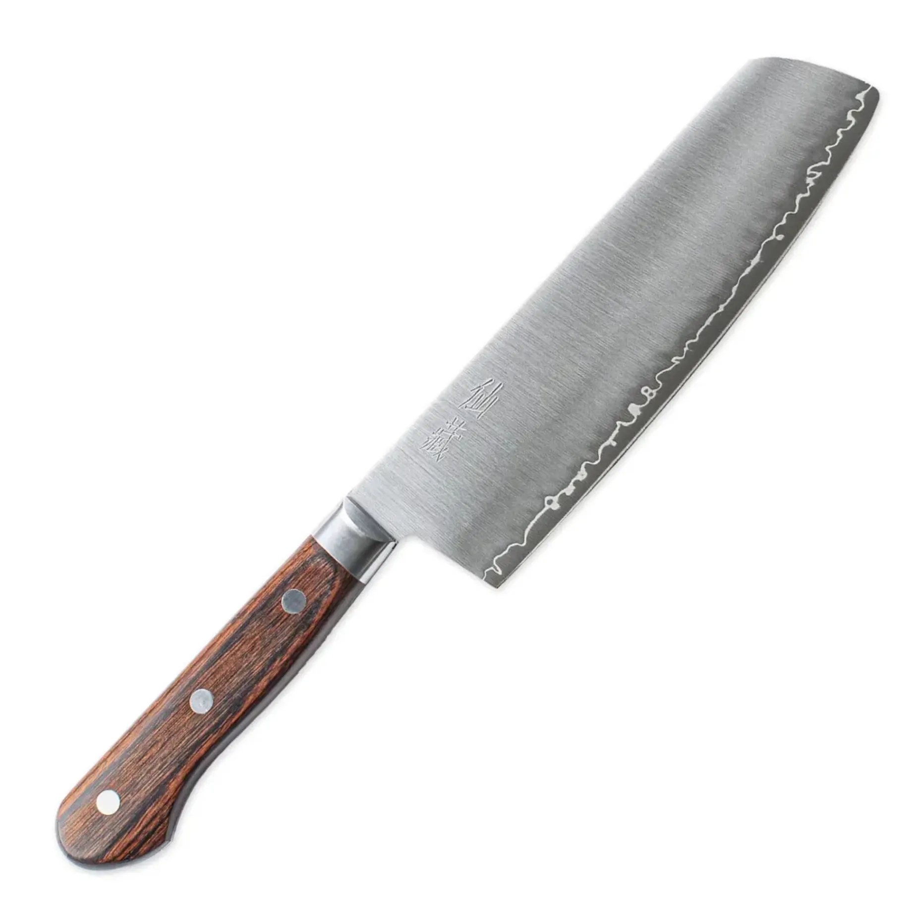 Japanese AUS10 Nakiri Knife, 18cm