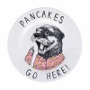 Jimbob Art Pancakes Go Here! Side Plate, 20cm