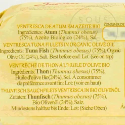 Jupiter Ventresca Tuna Belly in Organic Olive Oil, 120g
