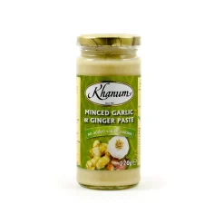 Khanum Minced Garlic & Ginger, 220g