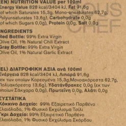 Ladolea Set of 2 Chilli & Garlic Infused Extra Virgin Olive Oil, 80ml