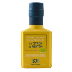 Maison Bremond Organic White Balsamic Vinegar & Lemon of Menton, 100ml