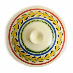 Mexican Hand Painted Rooster Tortilla Warmer, 22cm
