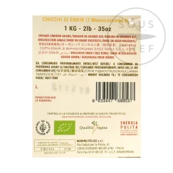 Mulino Marino Organic Enkir (Einkorn) Spelt Grain, 1kg