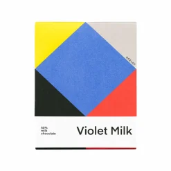 Ocelot Organic Milk Chocolate & Violet Chocolate Bar, 70g