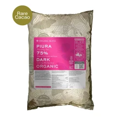 Original Beans 75% Piura Porcelana Dark Couverture Chocolate, 2kg