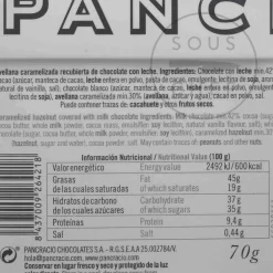 Pancracio Caramelised Hazelnuts, 70g