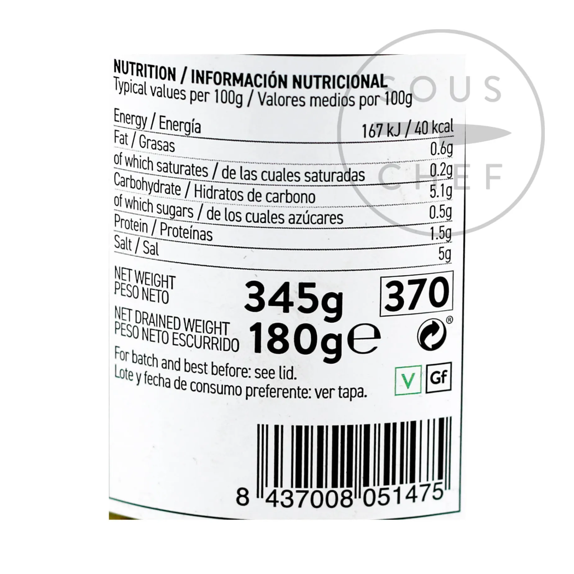 Perello Caperberries, 180g
