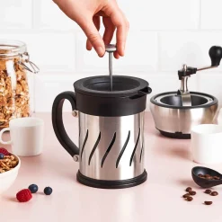 Peugeot Paris Press Coffee Mill and French Press, 15cm