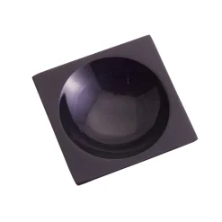 Sarah Petherick Black Horn Square Pinch Bowl, 6cm