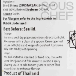 Shrimp Flavour Crushed Chilli, 134g