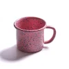 Splatter Fest Enamel Mug, Pink, 350ml