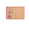 The Platera Striped Mushroom Cotton Placemat