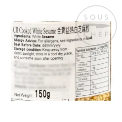 Toasted White Sesame Seeds, 150g