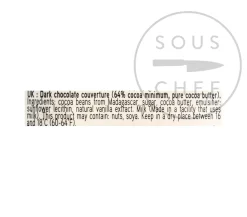 Valrhona Manjari 64% Dark Chocolate Chips, 250g