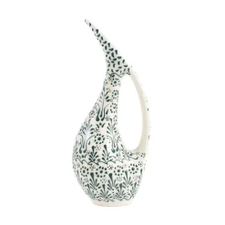 Yesil Ve Beyaz Boyali Tall Jug, 385ml